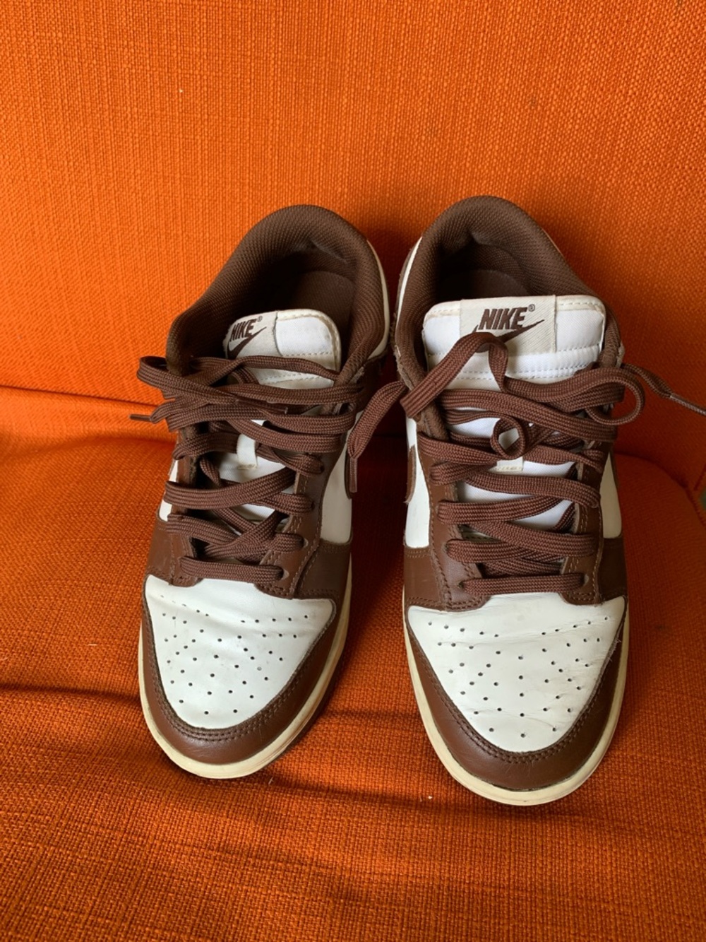 Nike Men’s Low-Top Sneakers - Brown & White